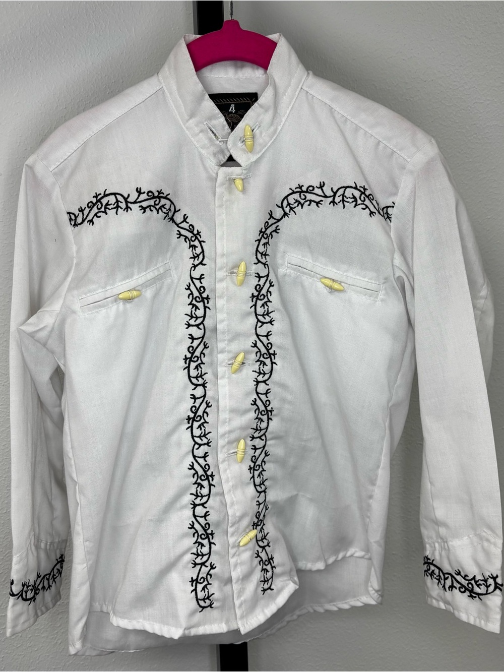 Houston Boy Size 4‎ Western Long Sleeve Button Down Shirt